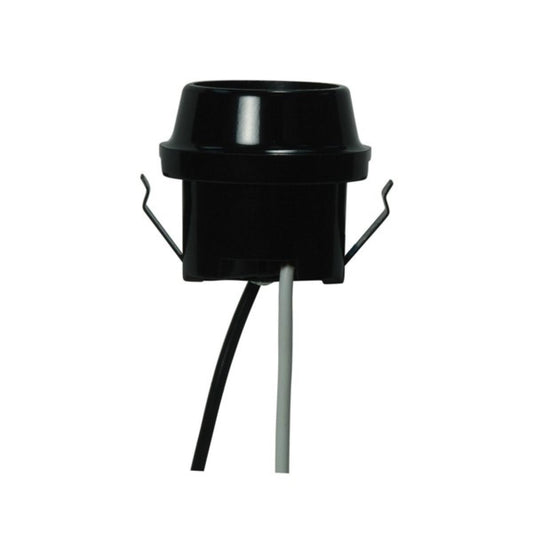 (4-Pack) Snap-In Double With Flange Rim in Black