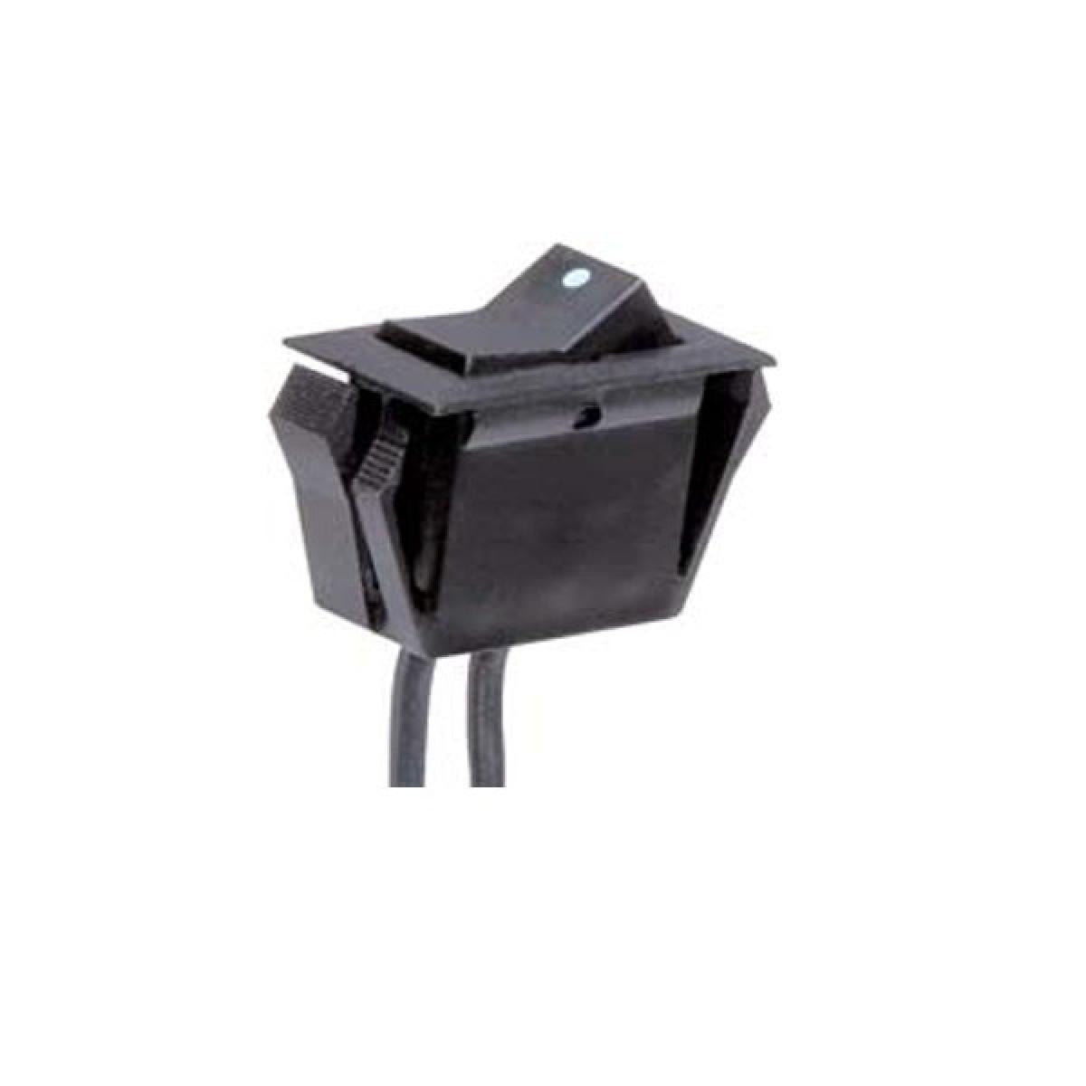 (4-Pack) Phenolic Rocker Switch W/Dot in Black