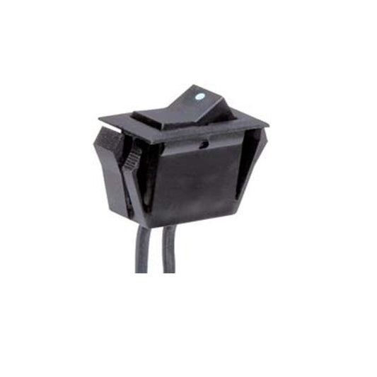 (4-Pack) Phenolic Rocker Switch W/Dot in Black