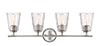 Westwood Four Light Bath Bar Vanity in Polished Nickel
