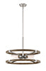 Hanston Four Light Pendant in Polished Nickel