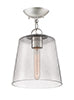 Windrush One Light Semi-Flushmount in Polished Nickel