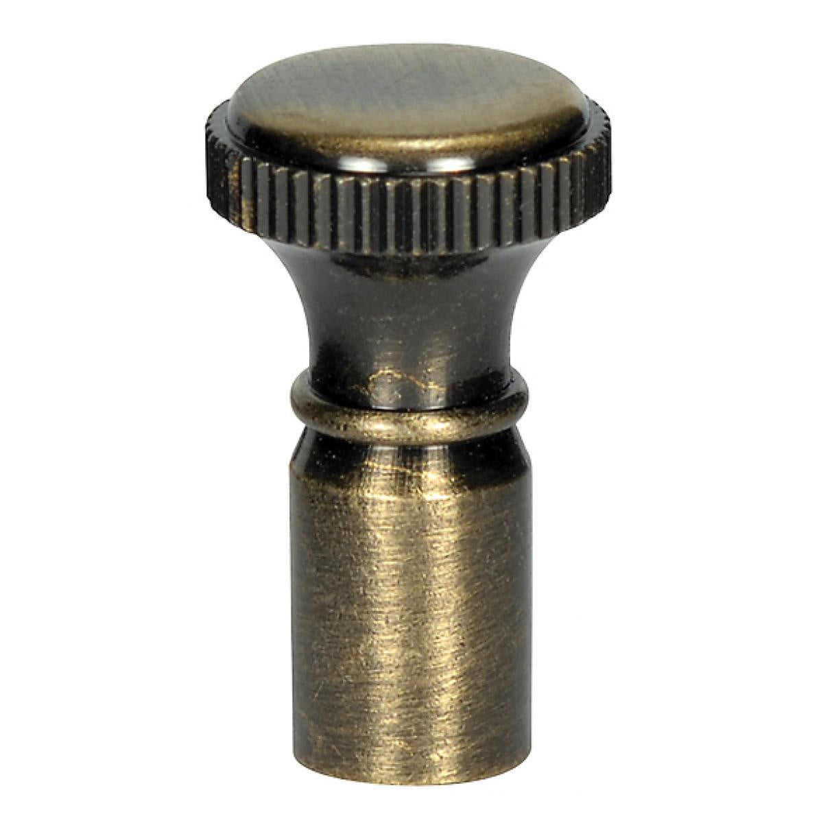 (4-Pack) Knob in Antique Brass
