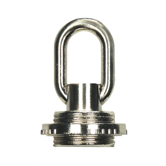 Satco - 80-2310 - 1/8 Ip Screw Collar Loop With Ring - Brushed Nickel