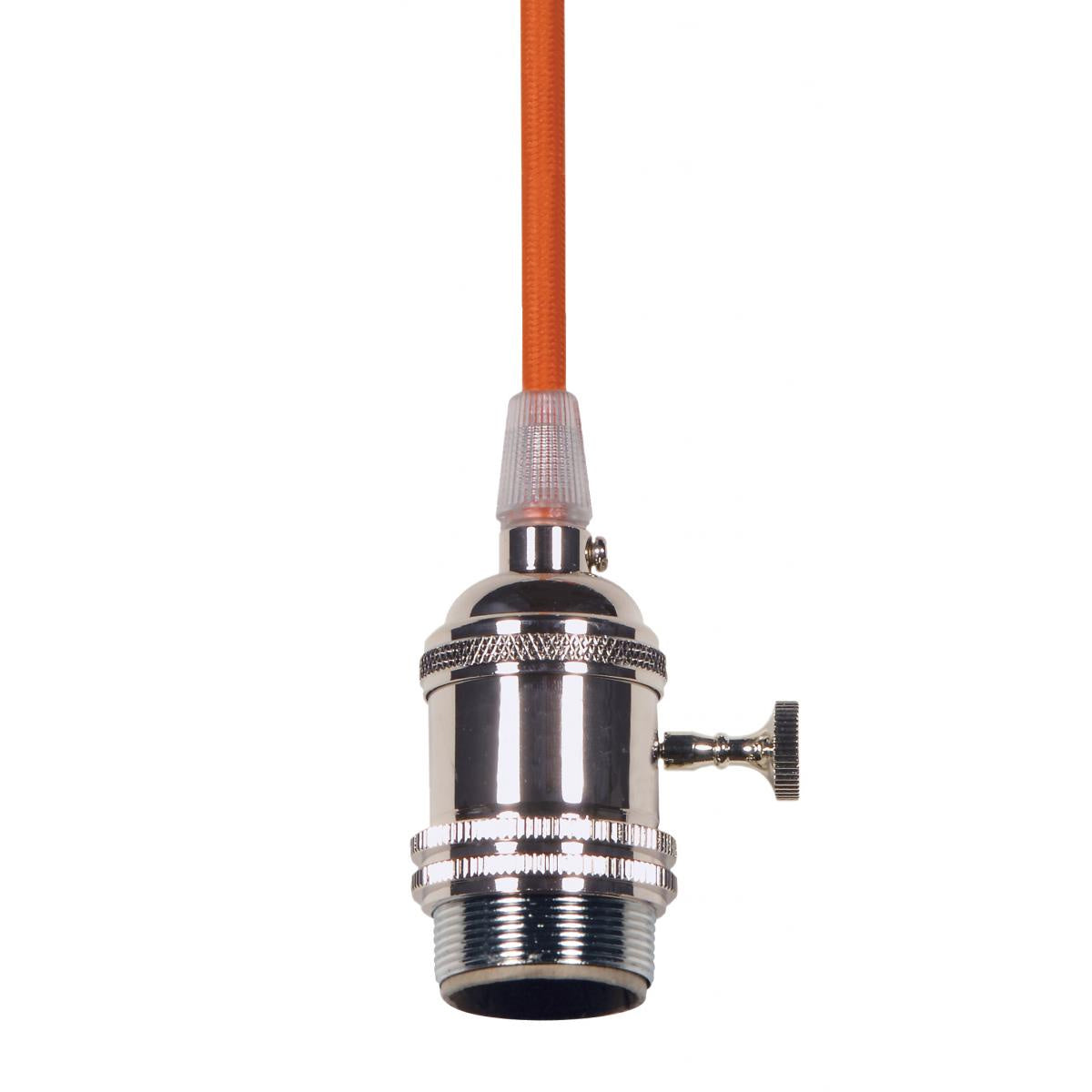 Satco - 80-2381 - Lampholder - Polished Nickel / Glass