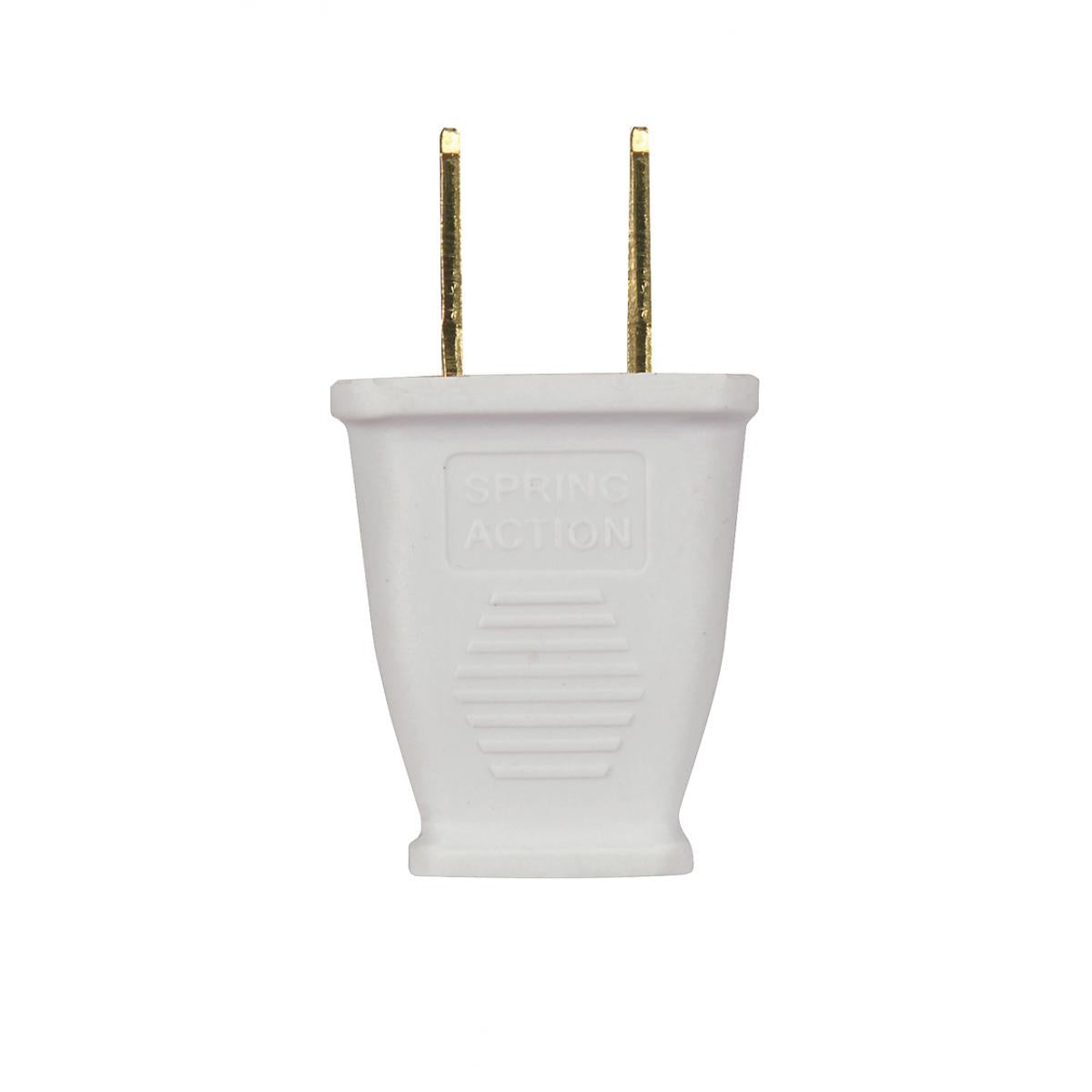 Satco - 80-2410 - Plug2 Pole 2 Wire - White