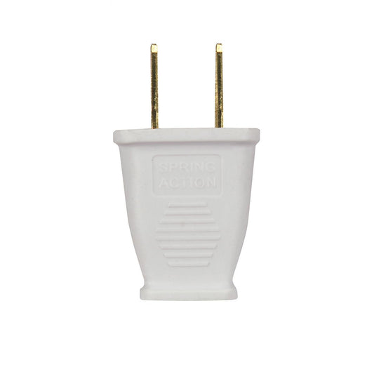 (4-Pack) Plug2 Pole 2 Wire in White