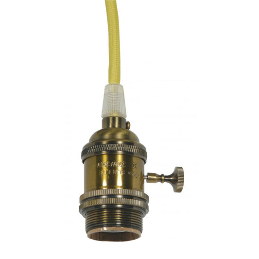 Lampholder in Antique Brass
