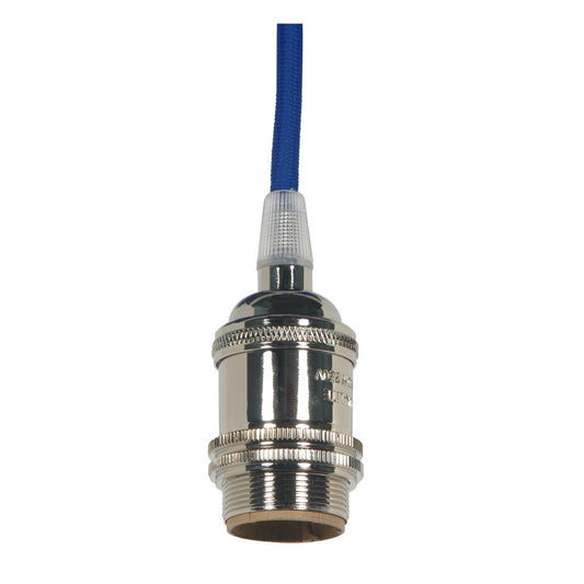 Satco - 80-2454 - Lampholder - Polished Nickel / Glass
