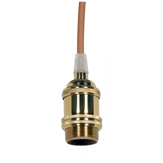 Lampholder in Polished Brass / Glass