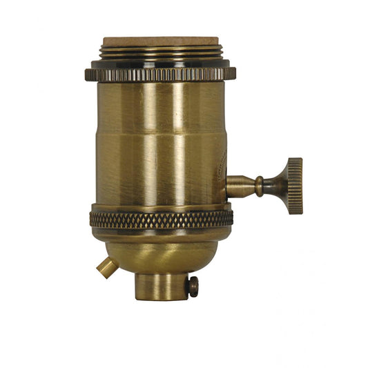 Lampholder in Antique Brass