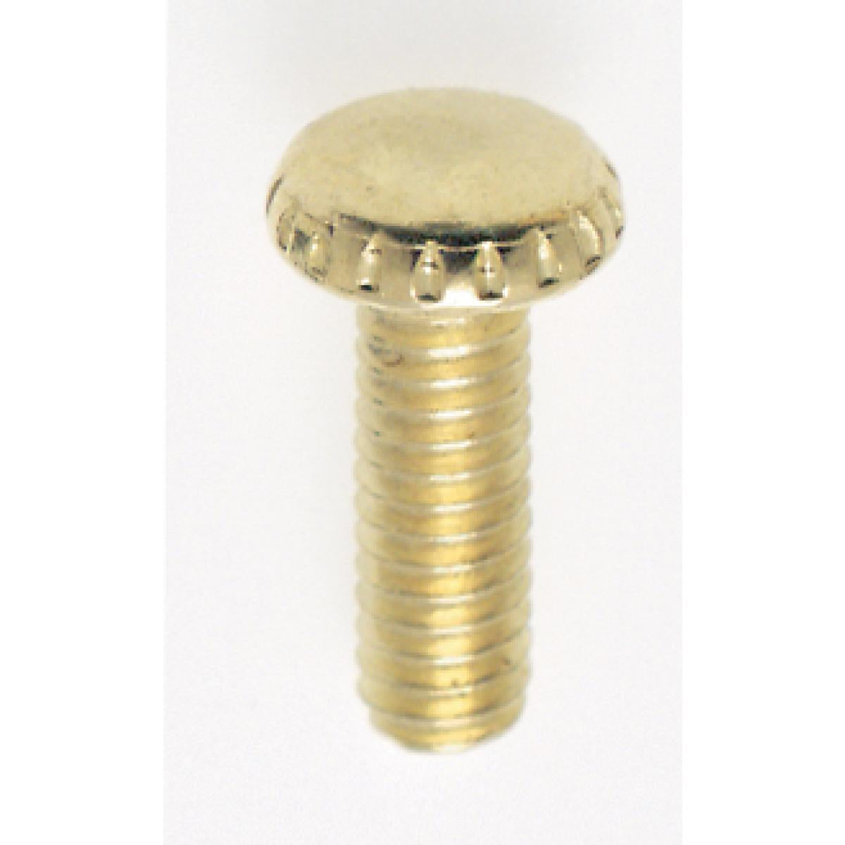 (4-Pack) Head Thumb Screw in Brass Plated