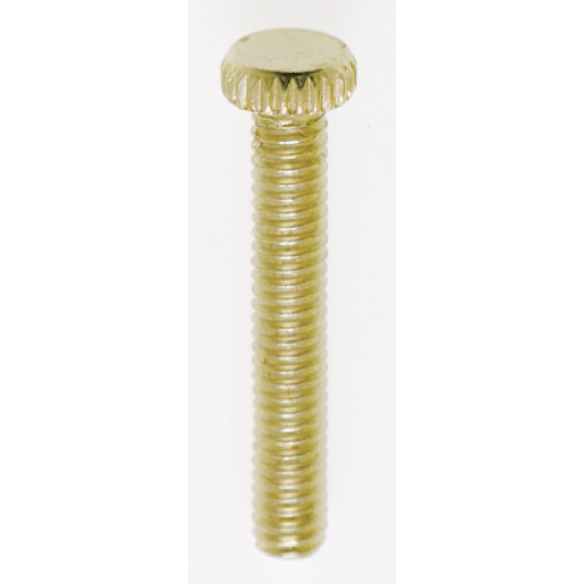 Satco - 90-031 - Head Thumb Screw - Brass Plated