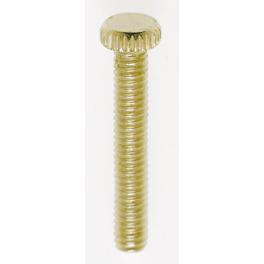 (4-Pack) Head Thumb Screw in Brass Plated