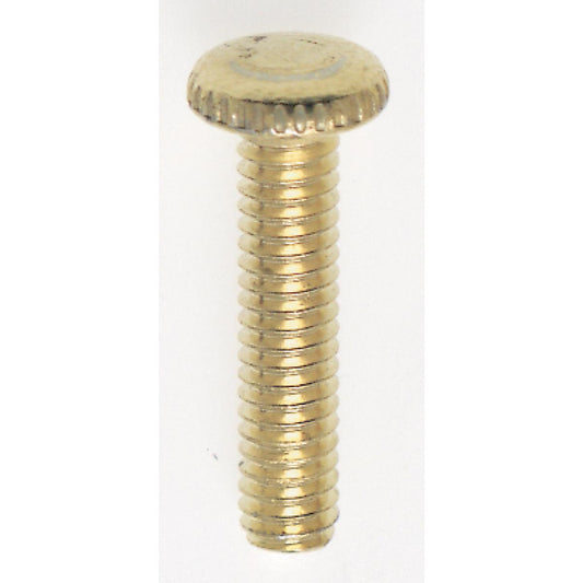 (4-Pack) Head Thumb Screw in Brass Plated