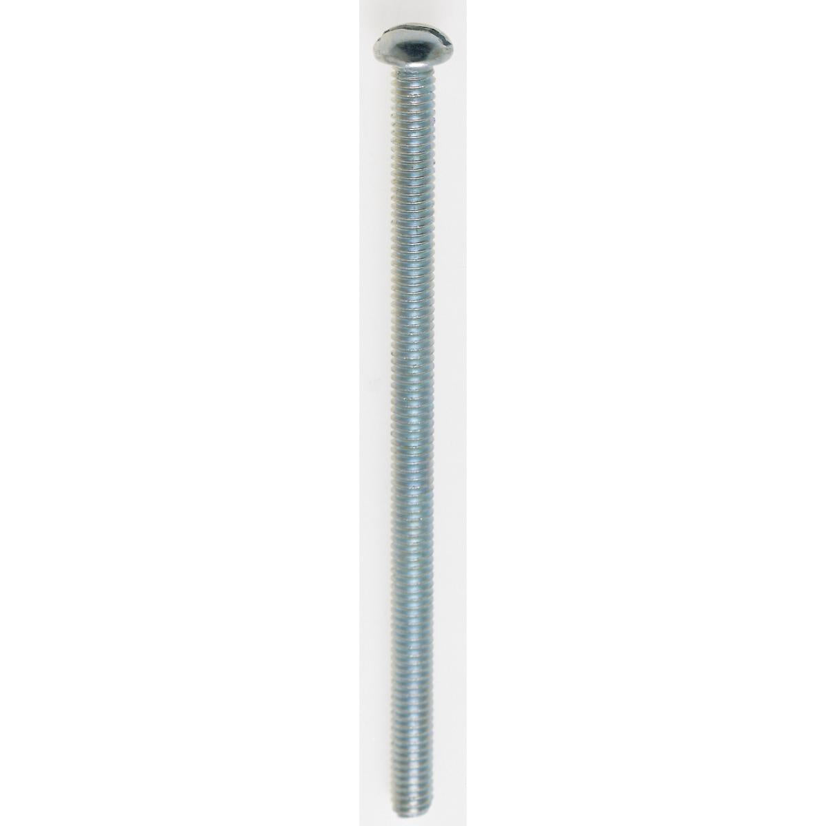 Satco - 90-1032 - Round Head Slotted Machine Screw - Nickel Plated