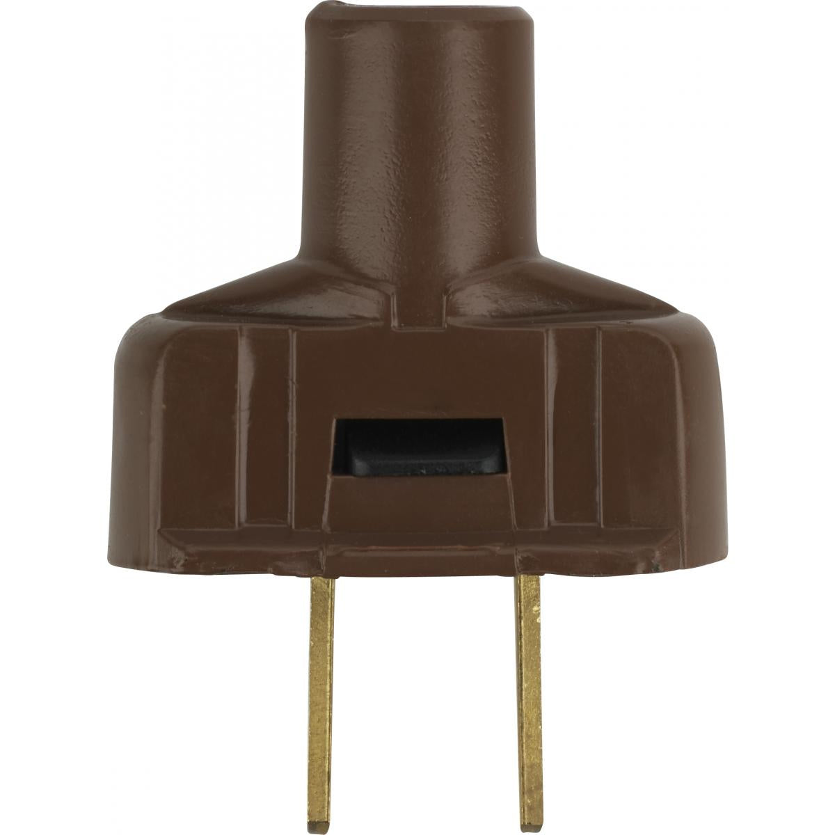 (4-Pack) Plug With Terminal Screws in Brown