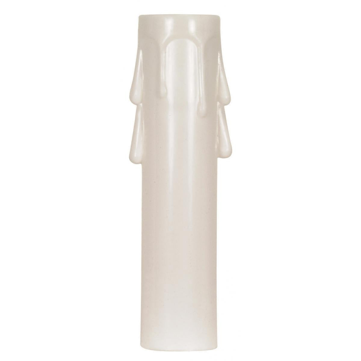 (4-Pack) Candle Cover in White
