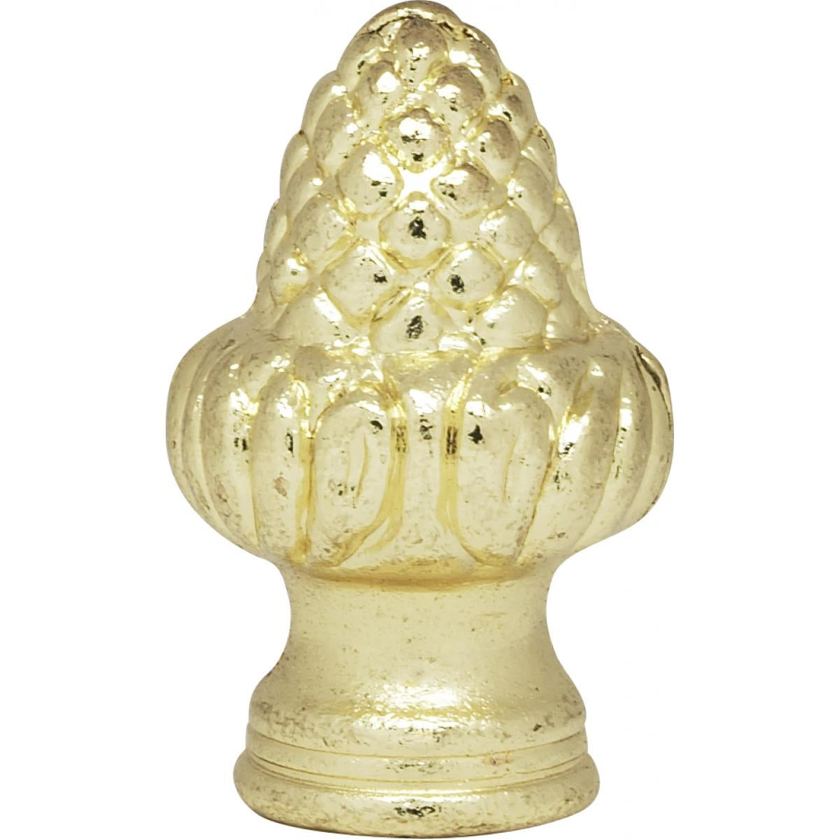 (4-Pack) Finial in Polished Brass