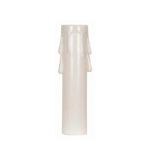 (4-Pack) Candle Cover in White