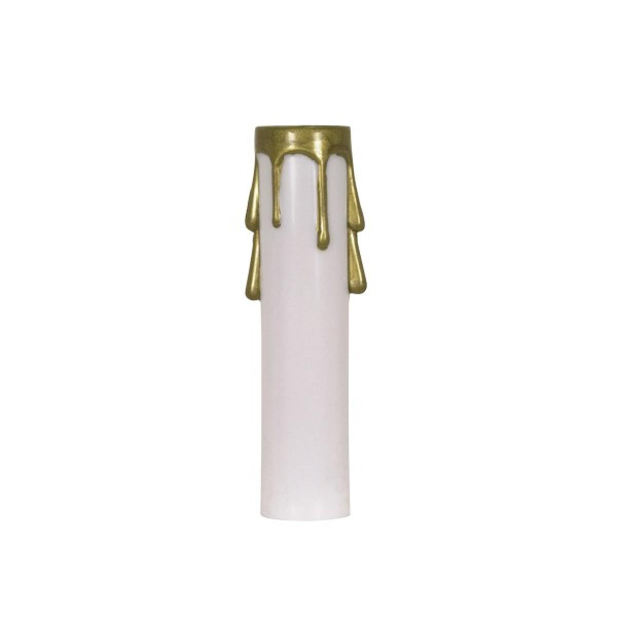 (4-Pack) Candle Cover in White