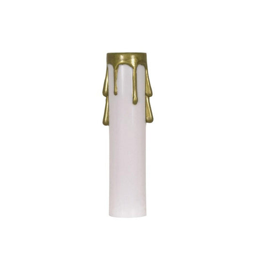 (4-Pack) Candle Cover in White