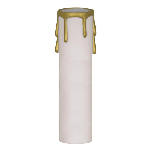 (4-Pack) Candle Cover in White