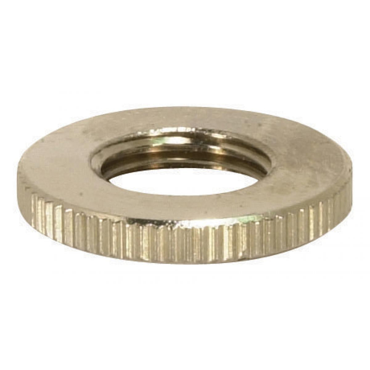Satco - 90-1577 - Knurled Locknut - Nickel Plated