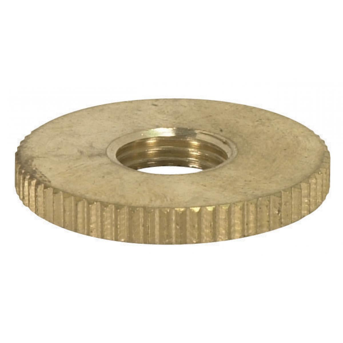(4-Pack) Knurled Locknut in Unfinished