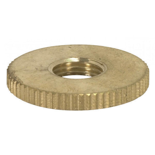 (4-Pack) Knurled Locknut in Unfinished