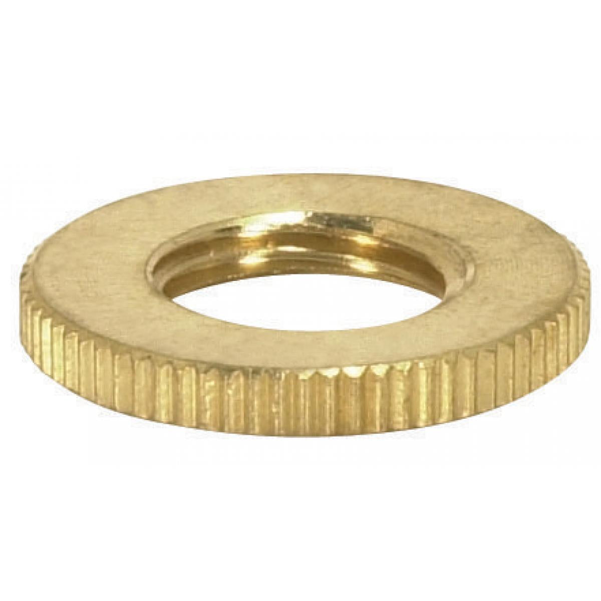 Satco - 90-1623 - Knurled Locknut - Unfinished