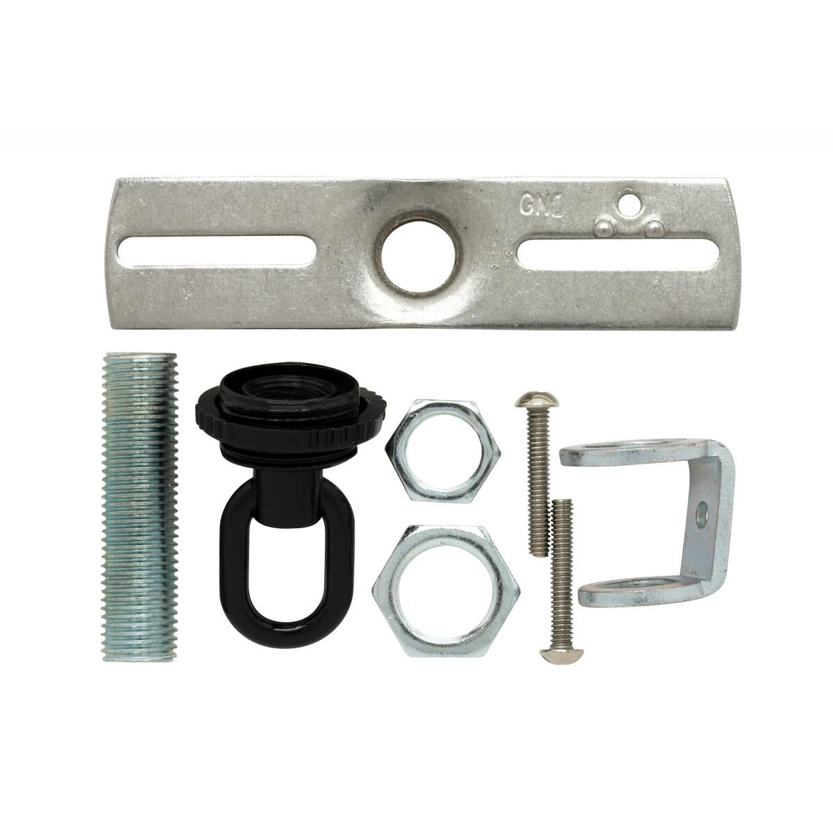 Satco - 90-1696 - Screw Collar Loop Parts Bag - Black