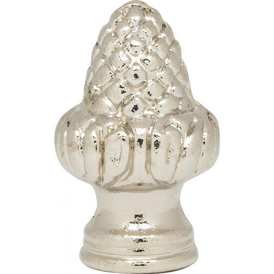 (4-Pack) Finial in Polished Chrome