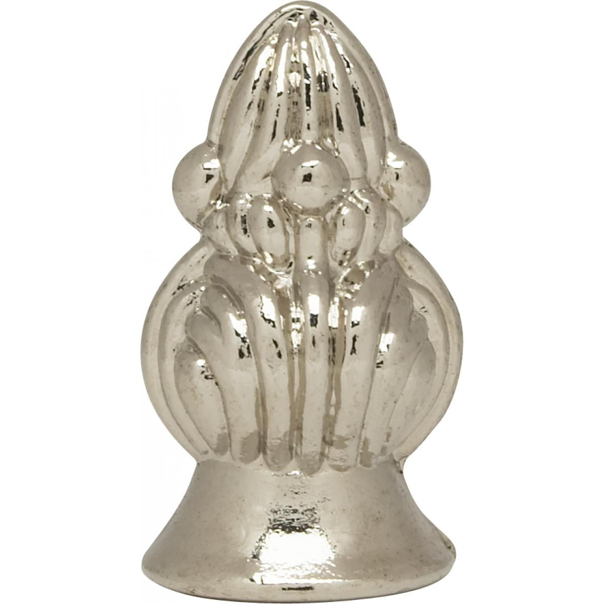 (4-Pack) Finial in Polished Chrome