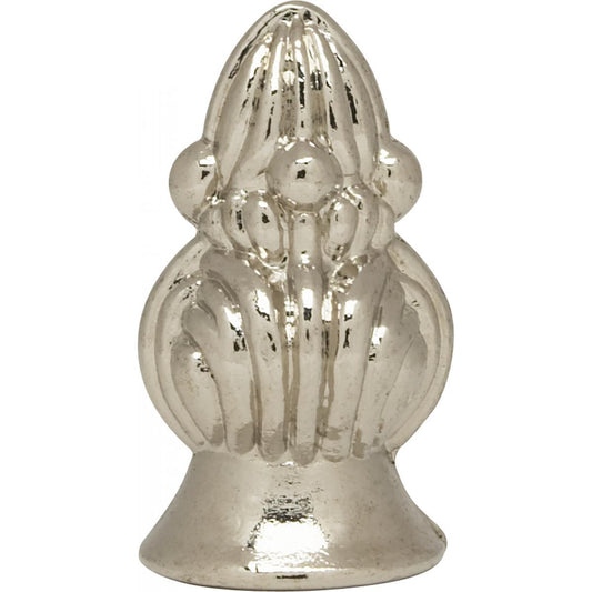(4-Pack) Finial in Polished Chrome