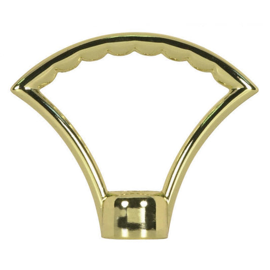 (4-Pack) 2" Die Cast Fixture Loops in Polished Brass