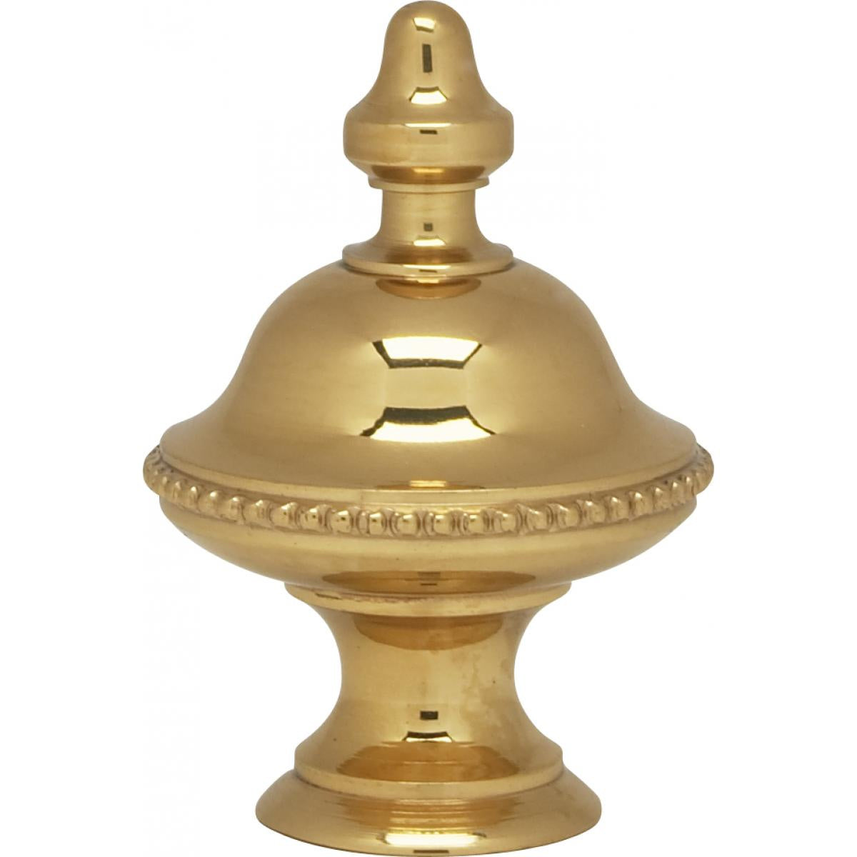 Finial in Polished Brass