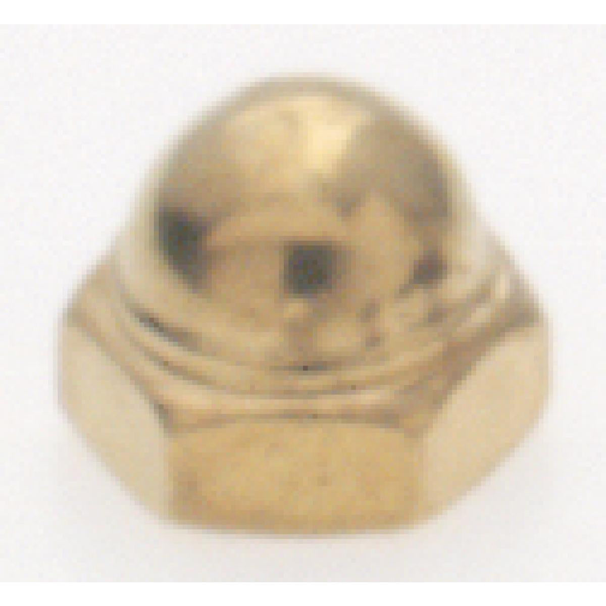 (4-Pack) Cap Nut in Brass Plated