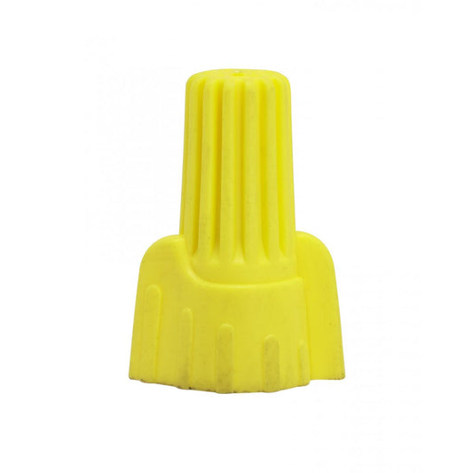(4-Pack) Wing Nut Wire Connector With Spring Inserts in Yellow