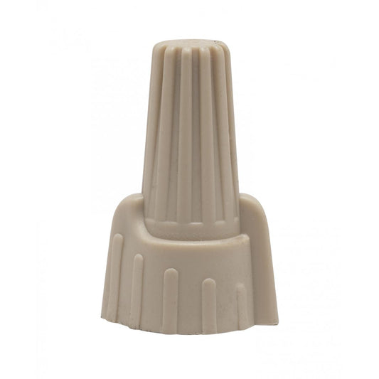(4-Pack) Wing Nut Wire Connector With Spring Inserts in Brass Plated