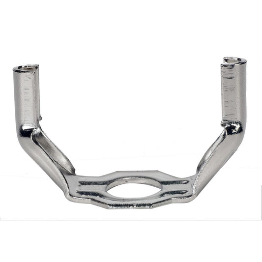 (4-Pack) Light Duty Saddle in Nickel Plated