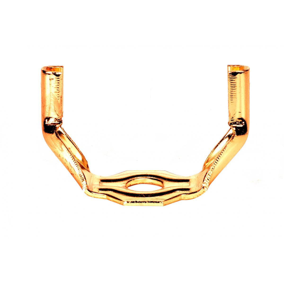(4-Pack) Heavy Duty Saddle in Brass Plated