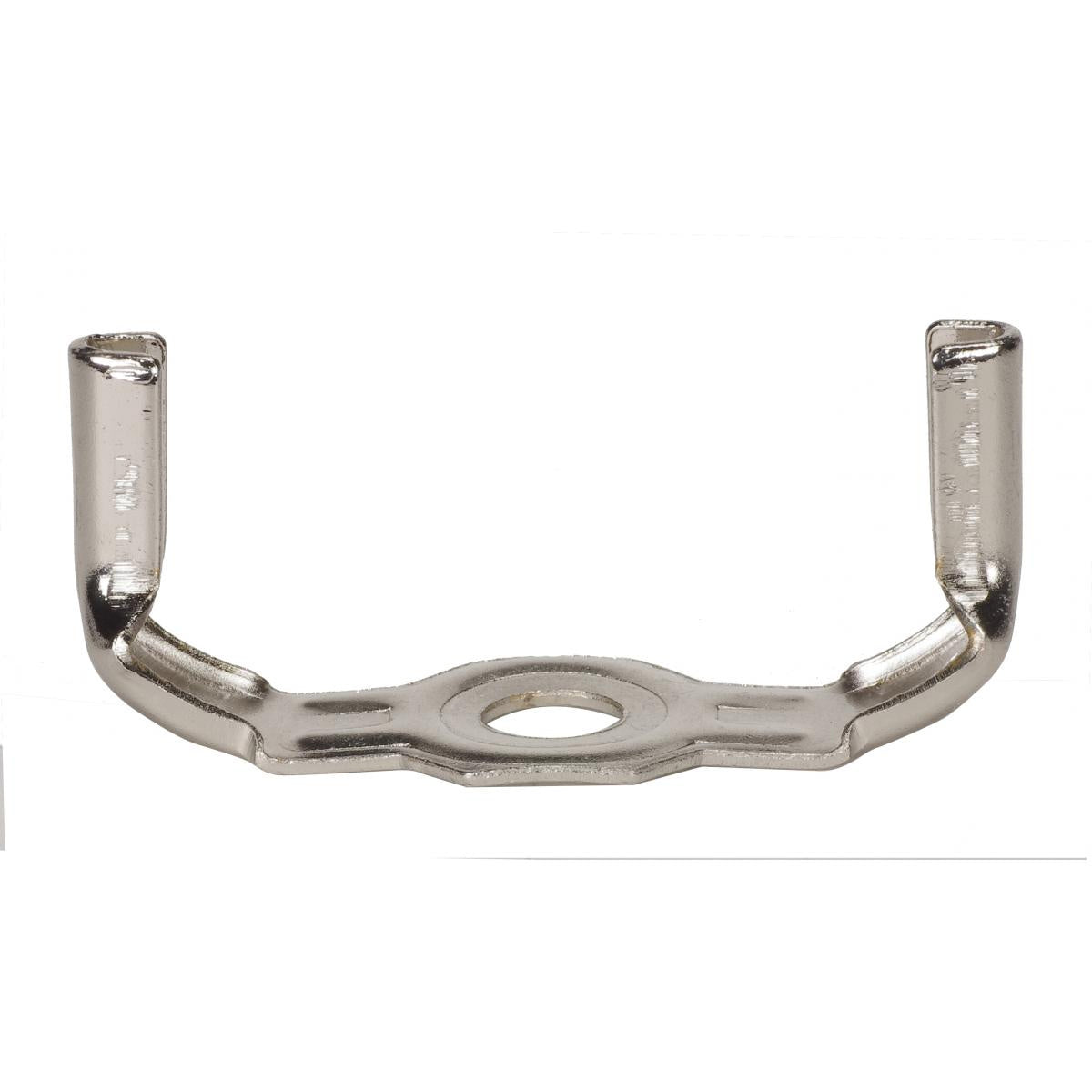 Satco - 90-2339 - Wide Light Duty Saddle For Cfl - Nickel Plated