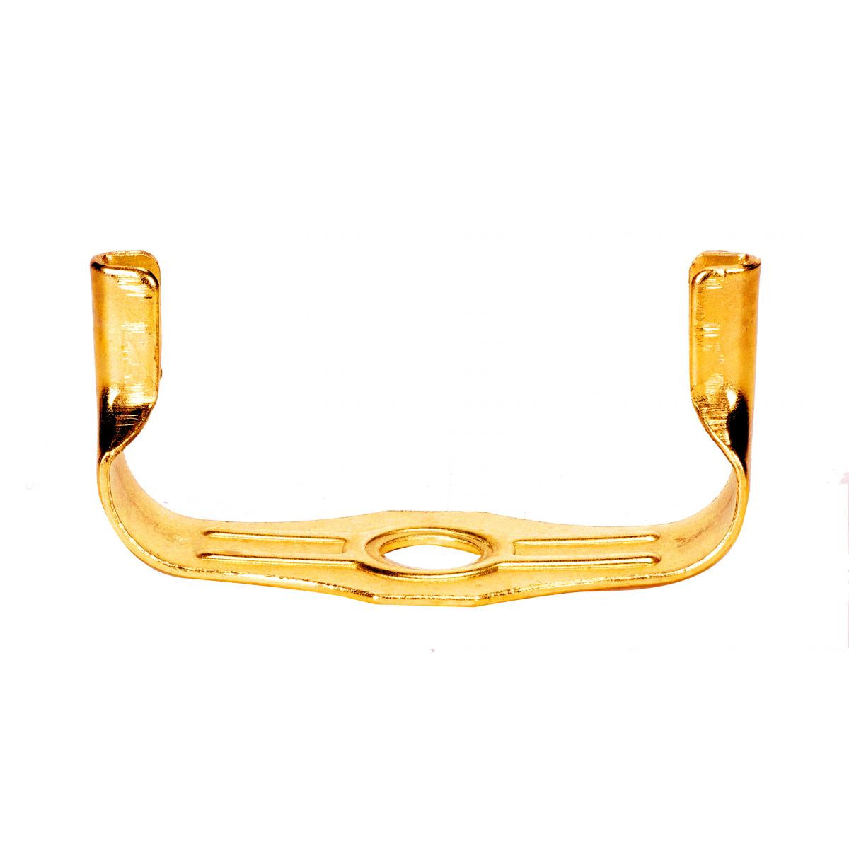 (4-Pack) Wide Heavy Duty Saddle For Cfl in Brass Plated