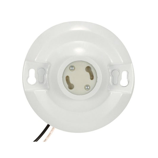 Satco - 90-2469 - Phenolic Ceiling Receptacle - White