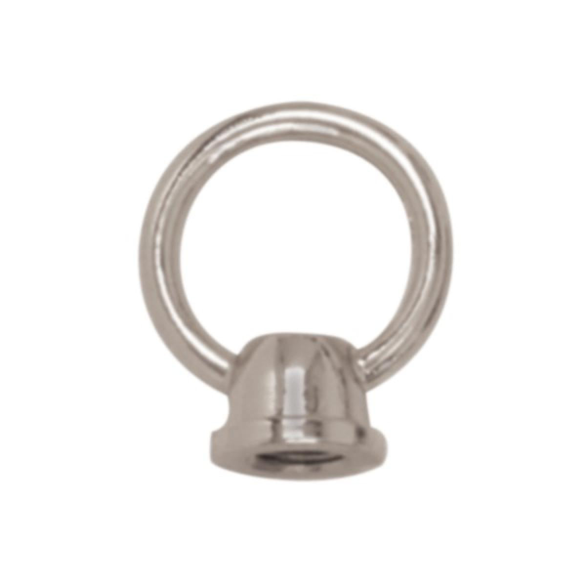 (4-Pack) 1-1/2" Female Loop in Brushed Nickel