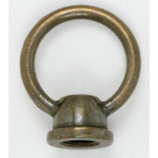 (4-Pack) 1-1/2" Female Loop in Antique Brass