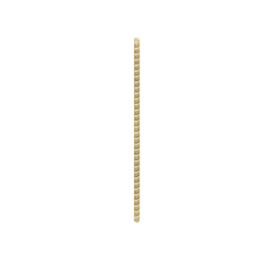 (4-Pack) Nipple in Yellow Zinc Plated