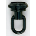 (4-Pack) 1/4 Ip Matching Screw Collar Loop With Ring in Black