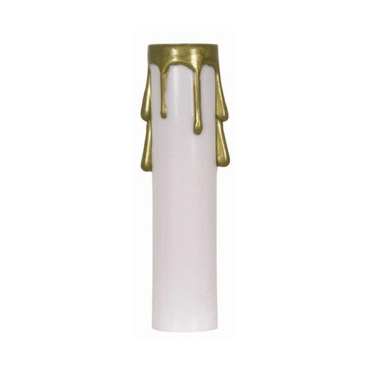 (4-Pack) Candle Cover in White